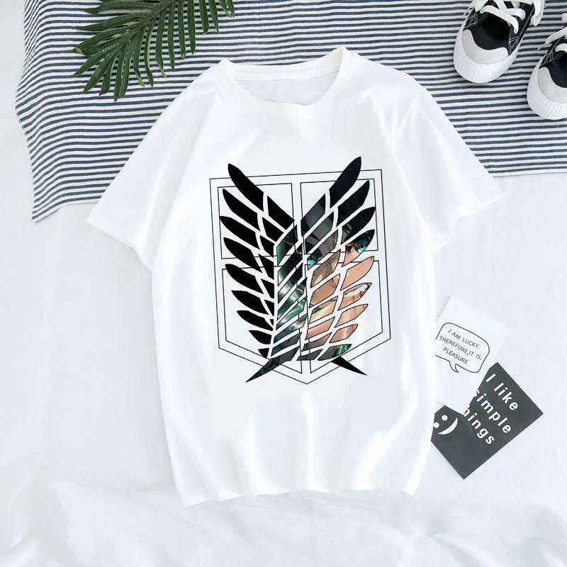 "Wings of Freedom" Minimalist Oversized T-shirt - Survey Corps Essential