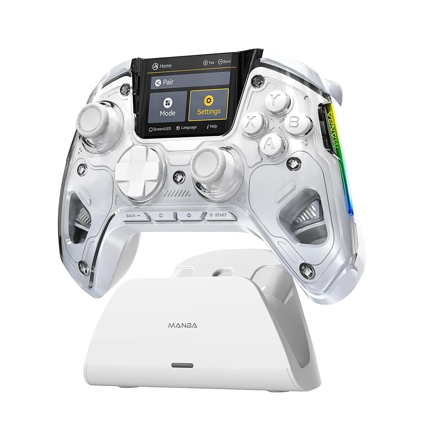 Wireless Gamepad with Interactive Screen for Gamers