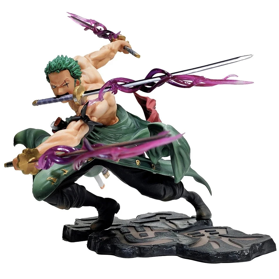Epic Anime Style Action Figure - Tri-Sword Warrior