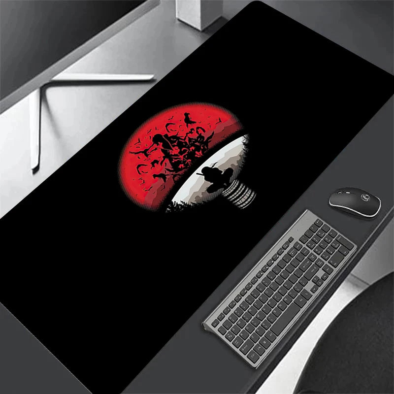 XXL Gaming Mouse Pad | Red & Black Anime Aesthetic