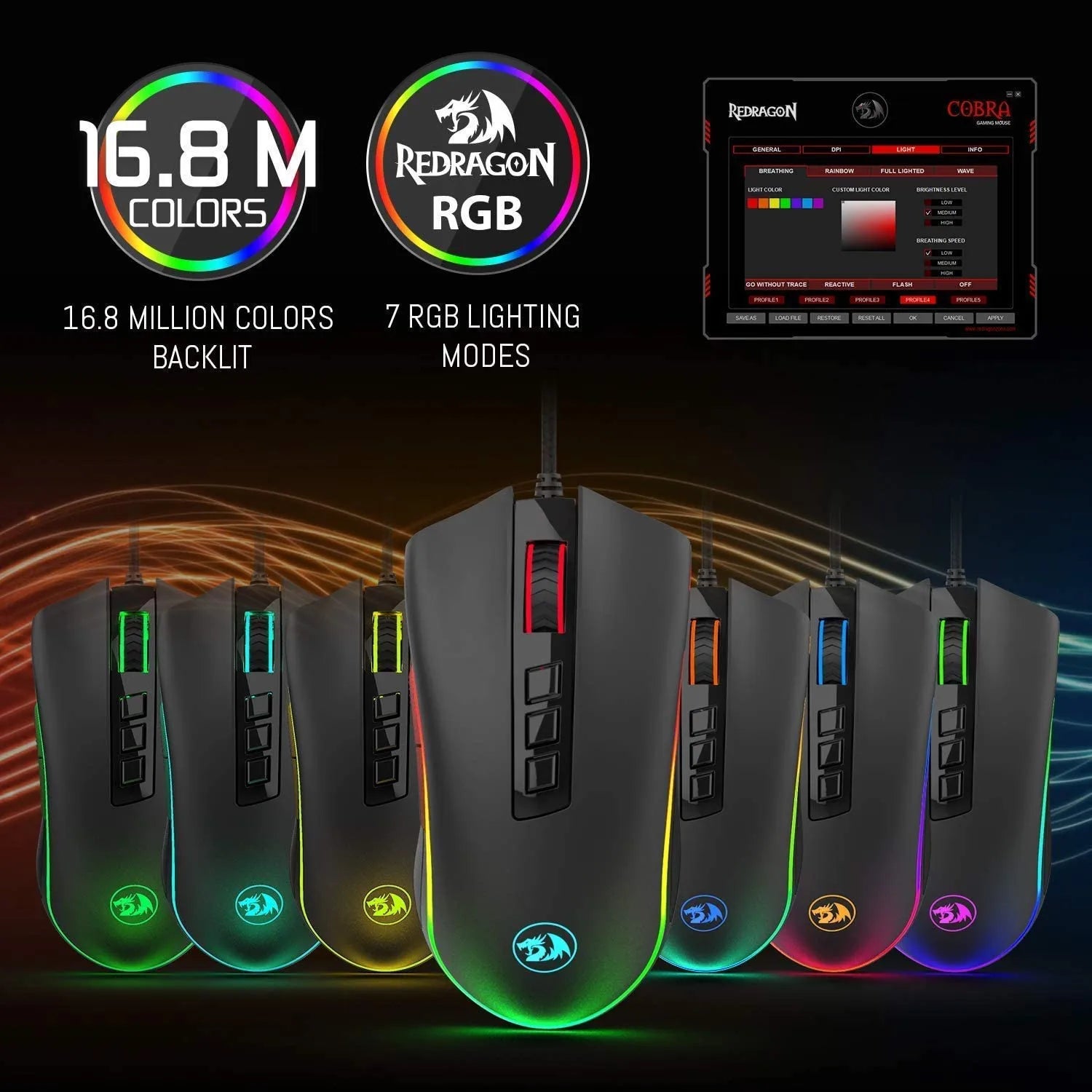 RGB Gaming Mouse 10,000 DPI with 9 Buttons – Ultra Precision & Pro-Level Performance - Aruen Store