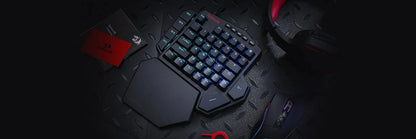 Wireless RGB One-Handed Mechanical Keyboard | 42 Keys Wrist Support