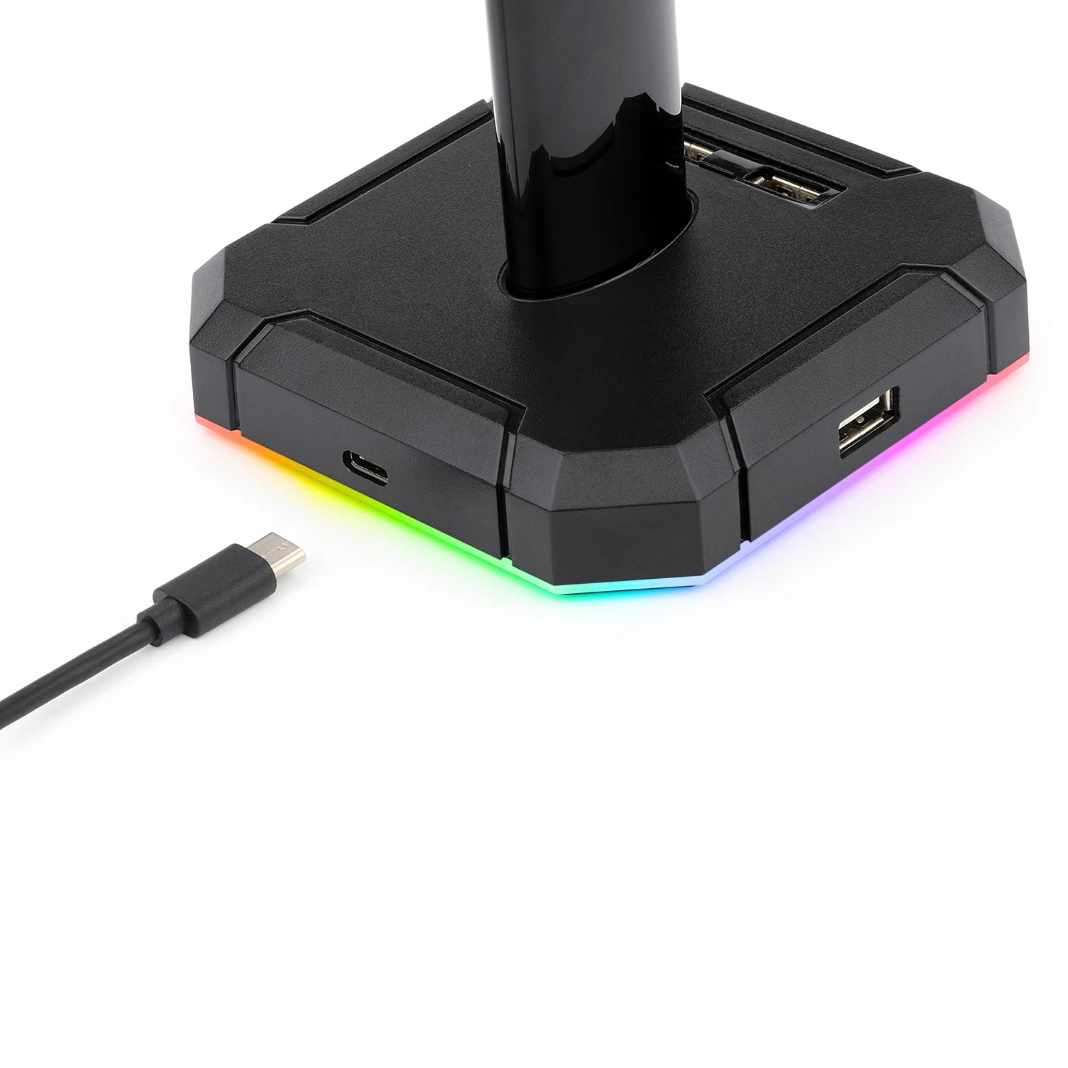 HA300 RGB Headset Stand | 4x USB Base - Aruen Store