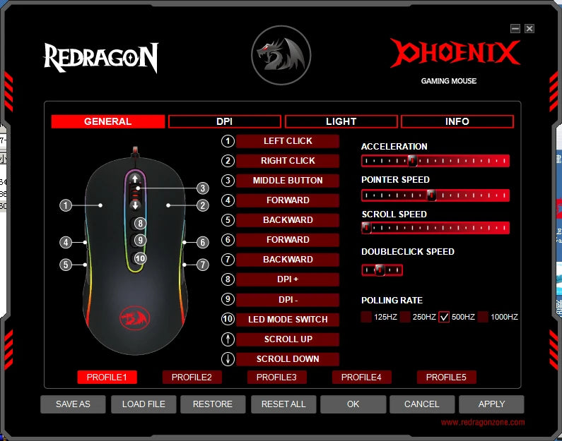 RGB Gaming Mouse – 10 Programmable Buttons – 10000 DPI – Ergonomic Precision Sensor - Aruen Store