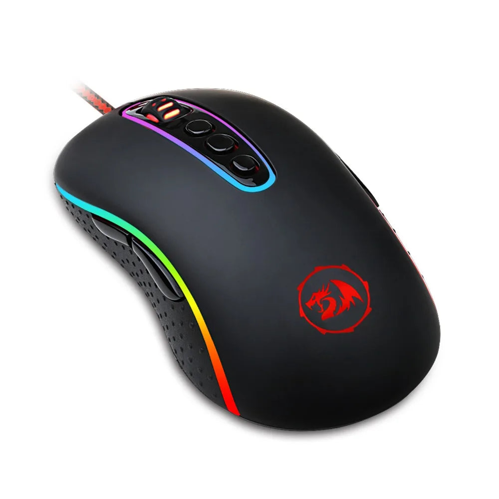 RGB Gaming Mouse – 10 Programmable Buttons – 10000 DPI – Ergonomic Precision Sensor - Aruen Store