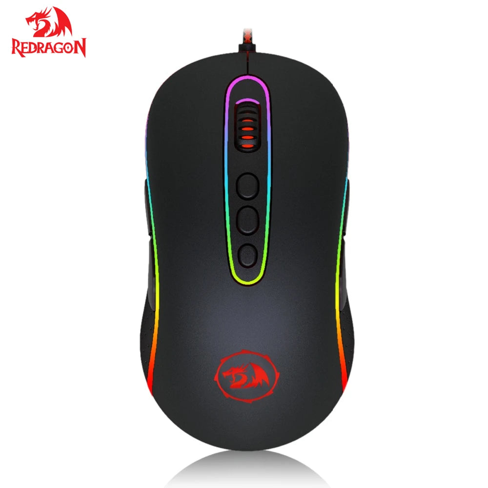 RGB Gaming Mouse – 10 Programmable Buttons – 10000 DPI – Ergonomic Precision Sensor - Aruen Store