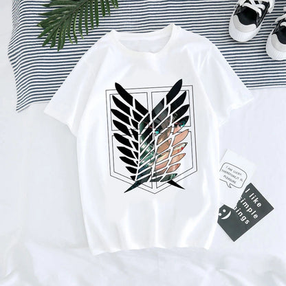 "Wings of Freedom" Minimalist Oversized T-shirt - Survey Corps Essential
