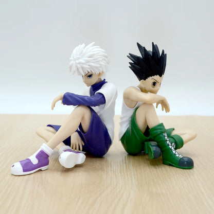 Hunter x Hunter Anime Action Figure, Gon Freecss, Alluka Zoldyck, Chrollo Lucilfer, Estatueta Kurapika, Brinquedos modelo, Presente, 13cm