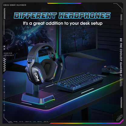 Tri-Mode RGB Gaming Headset 2.4G Wireless | Wired & Bluetooth | Ultra Long Battery Life