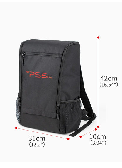 Gaming Console Travel Backpack – Large Capacity Protective Carrying Bag for Slim & Pro Consoles - Aruen Store