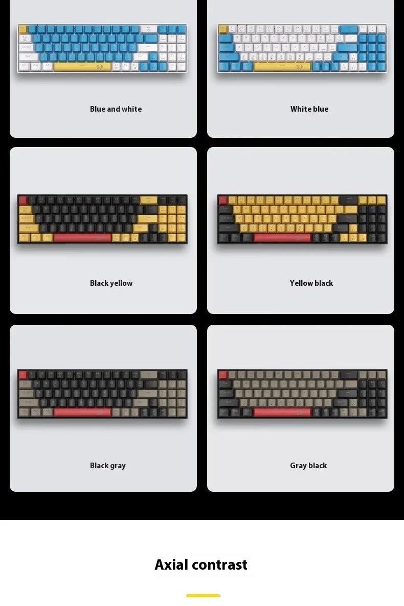 Wireless Mechanical Keyboard 78 Keys – RGB Hot-Swap – Low-Profile Compact Gaming Keyboard - Aruen Store