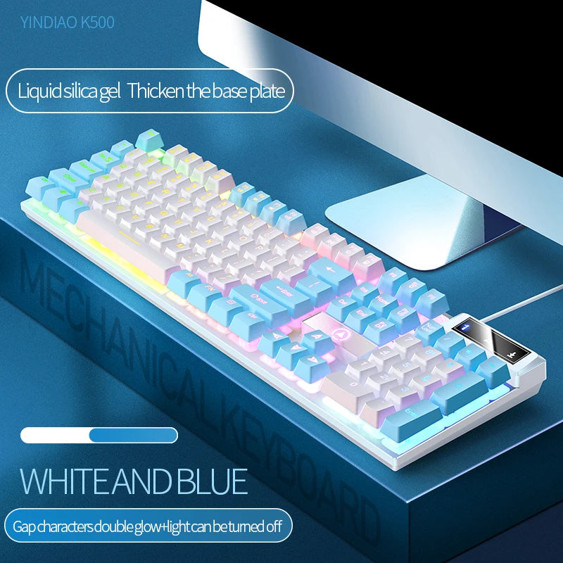 Teclado Gamer RGB de Alto Desempenho com Design Inspirado