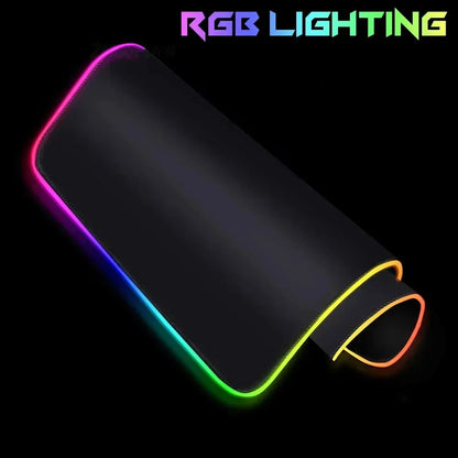 XXL RGB Gaming Mouse Pad | LED Desk Mat & 3D Design