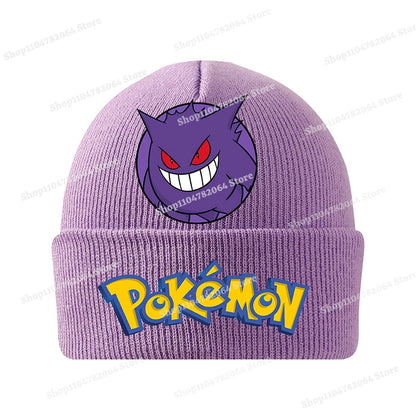 Unisex Japanese-Inspired Embroidered Beanie – Cozy Winter Knit Hat