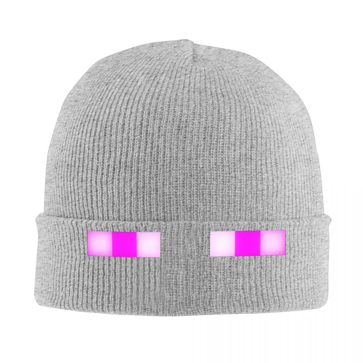 Pixel Gaming Beanie Hat - Purple Eyes Gamer Accessories