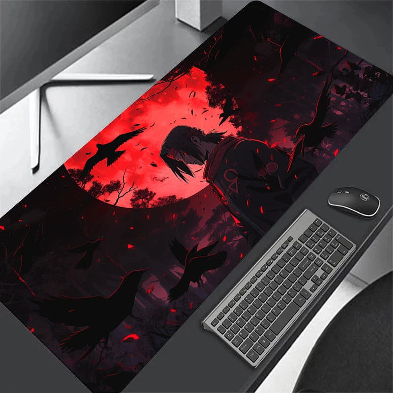 XXL Gaming Mouse Pad | Red & Black Anime Aesthetic