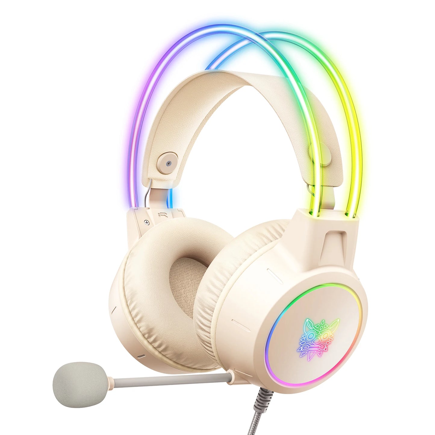 ONIKUMA X15 Pro Gaming Headset with RGB & Anime-Inspired Design