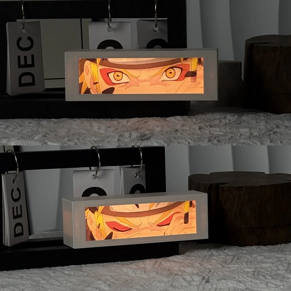 3D Anime LED Lightbox - Gamer & Otaku Room Decor
