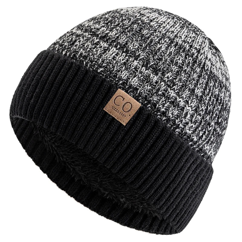 Fur Lined Beanie Hat - Warm Winter Skull Cap for Men & Women
