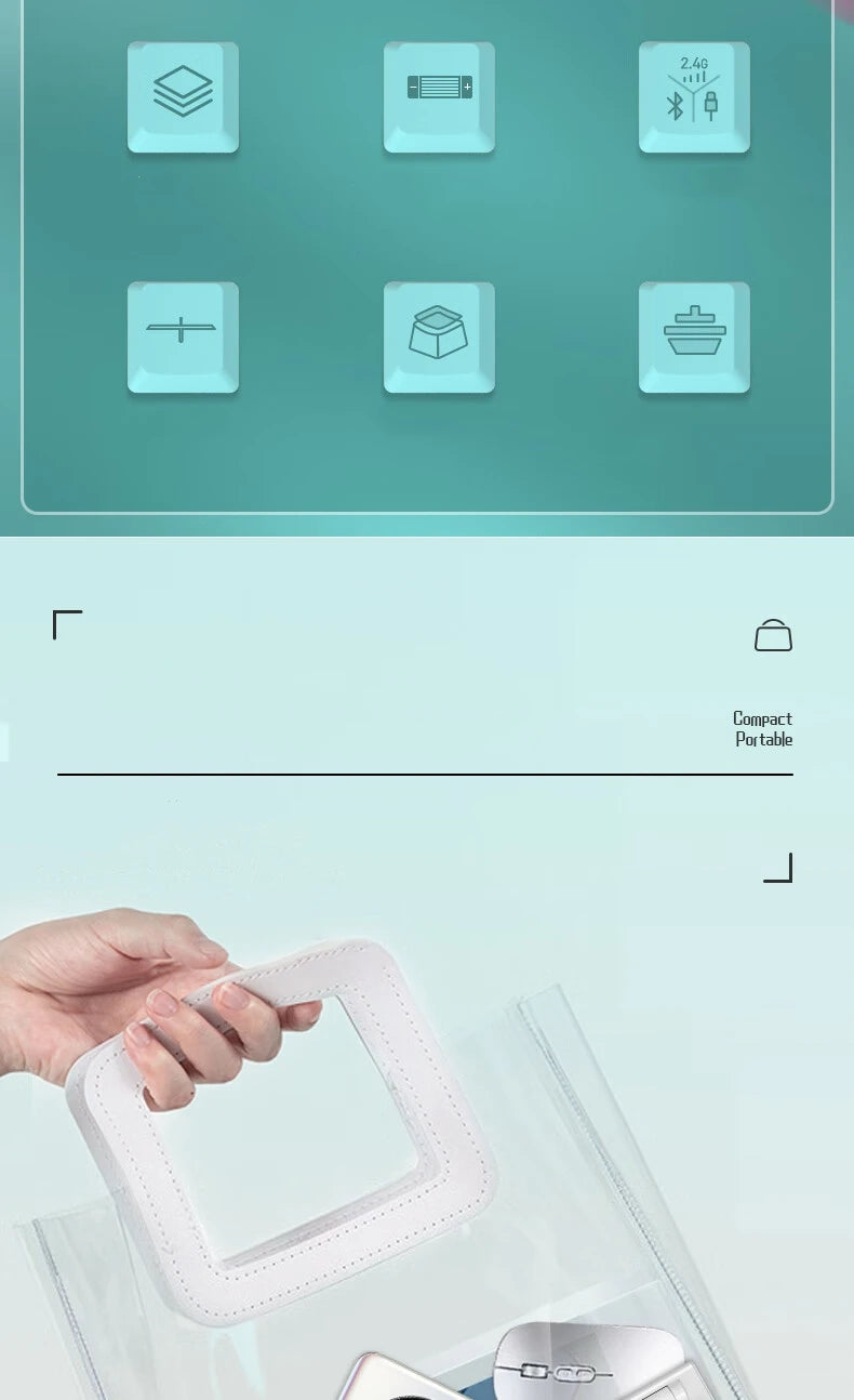 60% Wireless RGB Mechanical Keyboard | Tri-Mode Low Profile Gamer