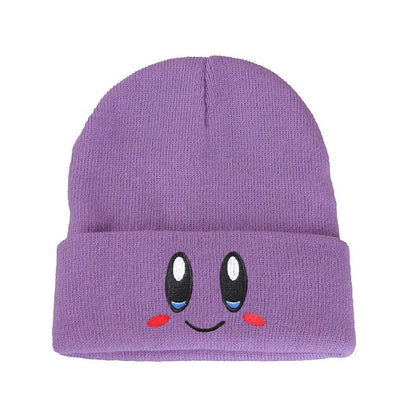 The Pink Puff Kawaii Beanie - Dream Land Retro Gaming Cap