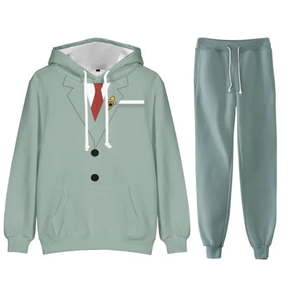 Secret Agent Academy Tracksuit Set (Hoodie + Pants) - Anime Edition
