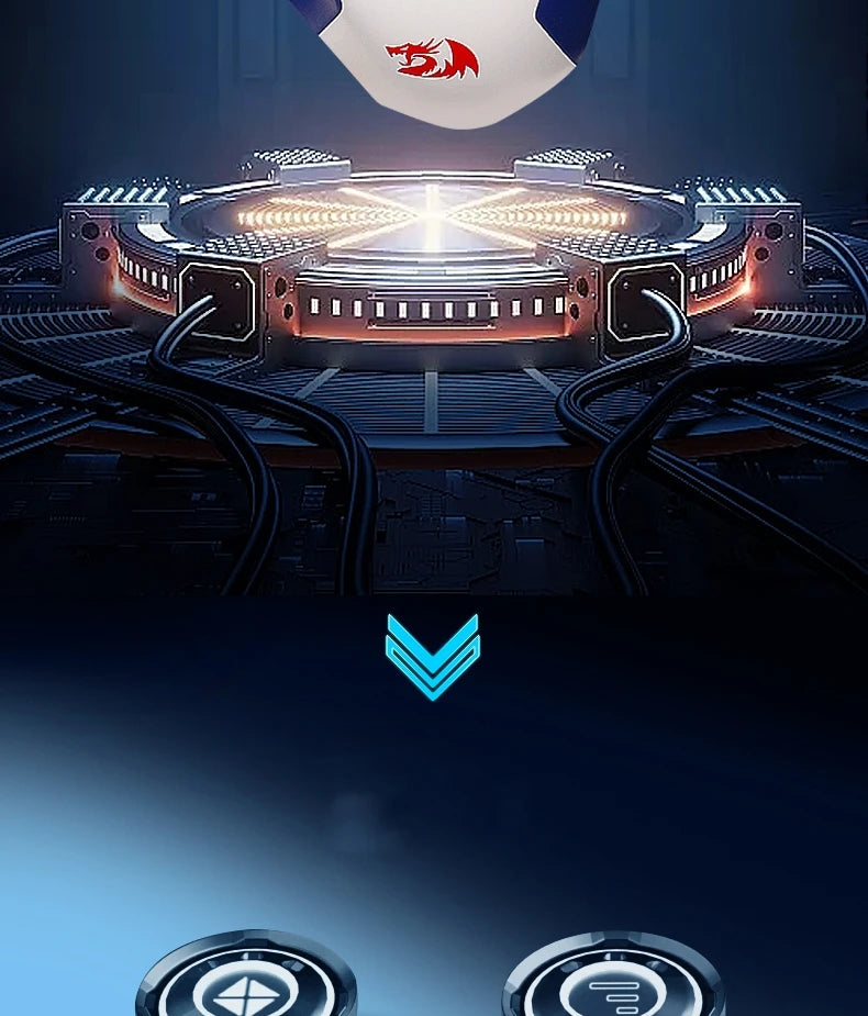 Redragon G62 Wireless Gaming Mouse – 2.4G + Bluetooth, 26,000 DPI Sensor, 6 Programmable Buttons, Ultra-Lightweight - Aruen Store