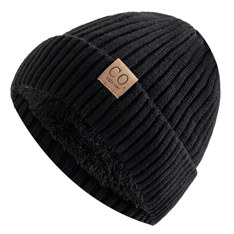 Fur Lined Beanie Hat - Warm Winter Skull Cap for Men & Women