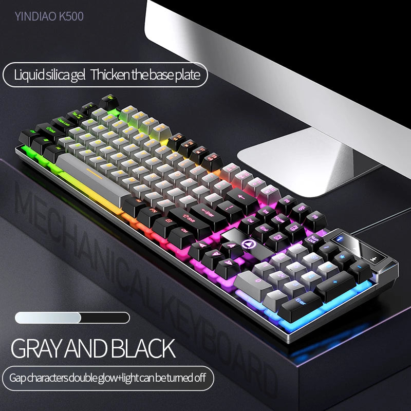 Teclado Gamer RGB de Alto Desempenho com Design Inspirado