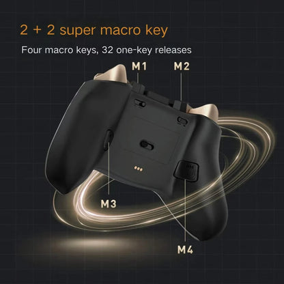 Machenike gamepads g5 pro v2 controlador de três modos jogo coleção edição hot swap hall rocker bluetooth gatilho vibração presente