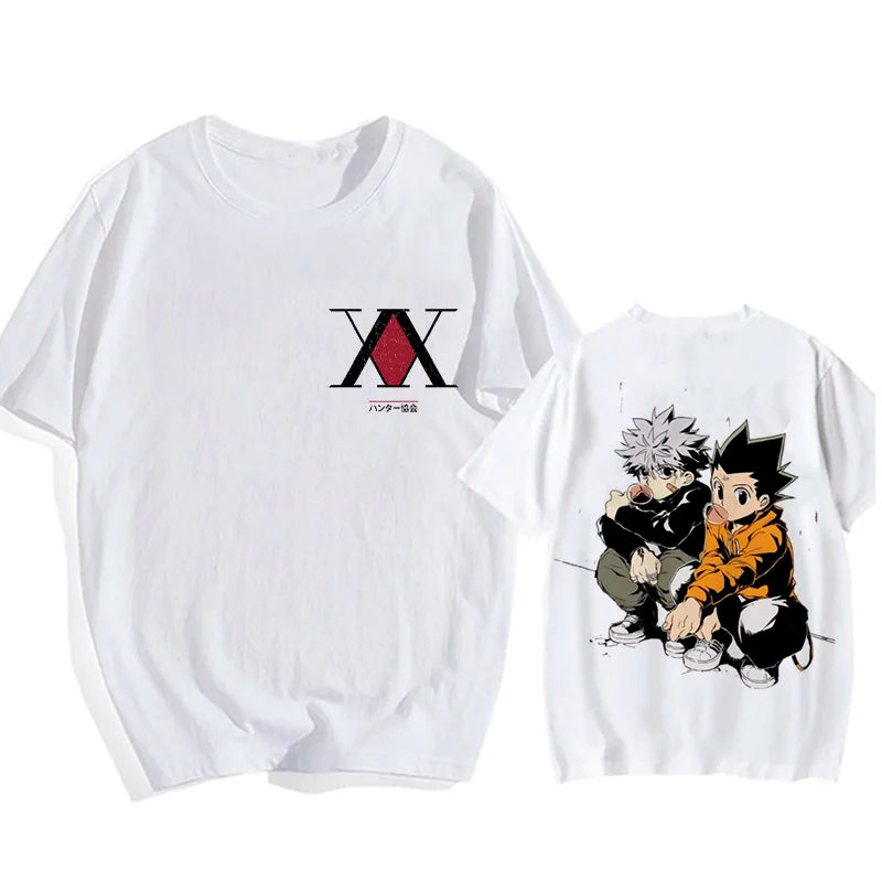 Hunter Test Oversized T-Shirt - Manga Panel Style Adventure Guild Tee