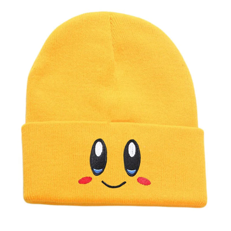 The Pink Puff Kawaii Beanie - Dream Land Retro Gaming Cap