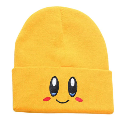 The Pink Puff Kawaii Beanie - Dream Land Retro Gaming Cap