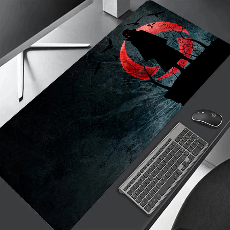 XXL Gaming Mouse Pad | Red & Black Anime Aesthetic