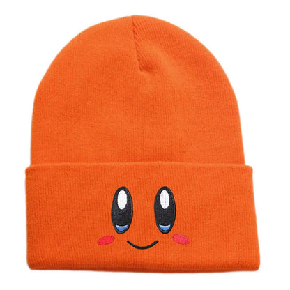 The Pink Puff Kawaii Beanie - Dream Land Retro Gaming Cap