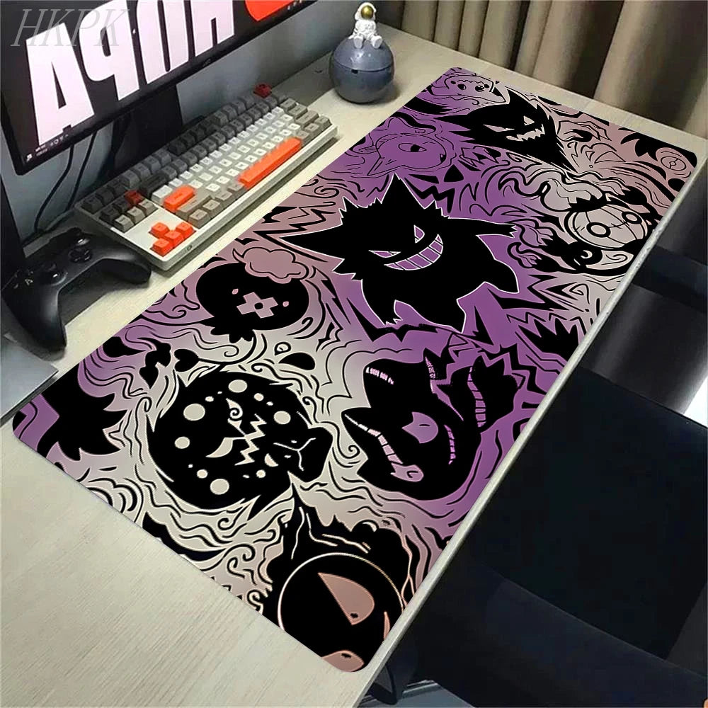 Purple XXL Gaming Mouse Pad | Dark Ghost & Shadow Style