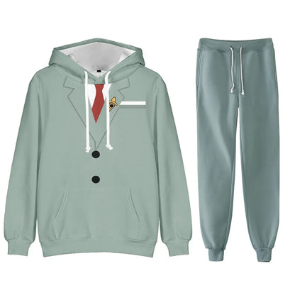 Secret Agent Academy Tracksuit Set (Hoodie + Pants) - Anime Edition