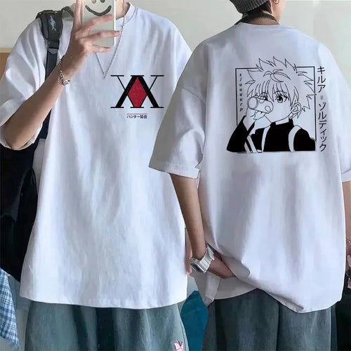 Hunter Test Oversized T-Shirt - Manga Panel Style Adventure Guild Tee