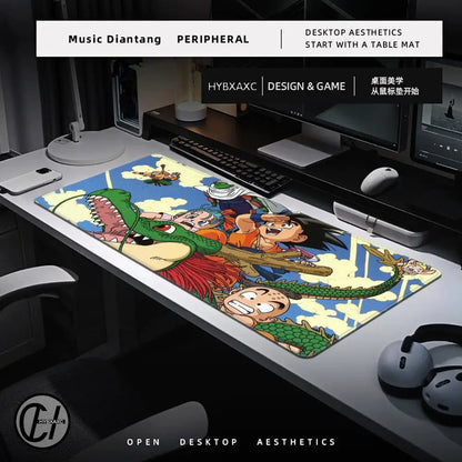 Mouse Pad Gamer XXL | Arte Dragão Lendário e Aventura