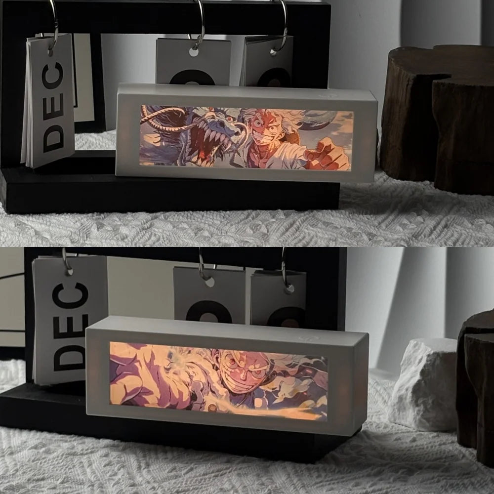3D Anime LED Lightbox - Gamer & Otaku Room Decor