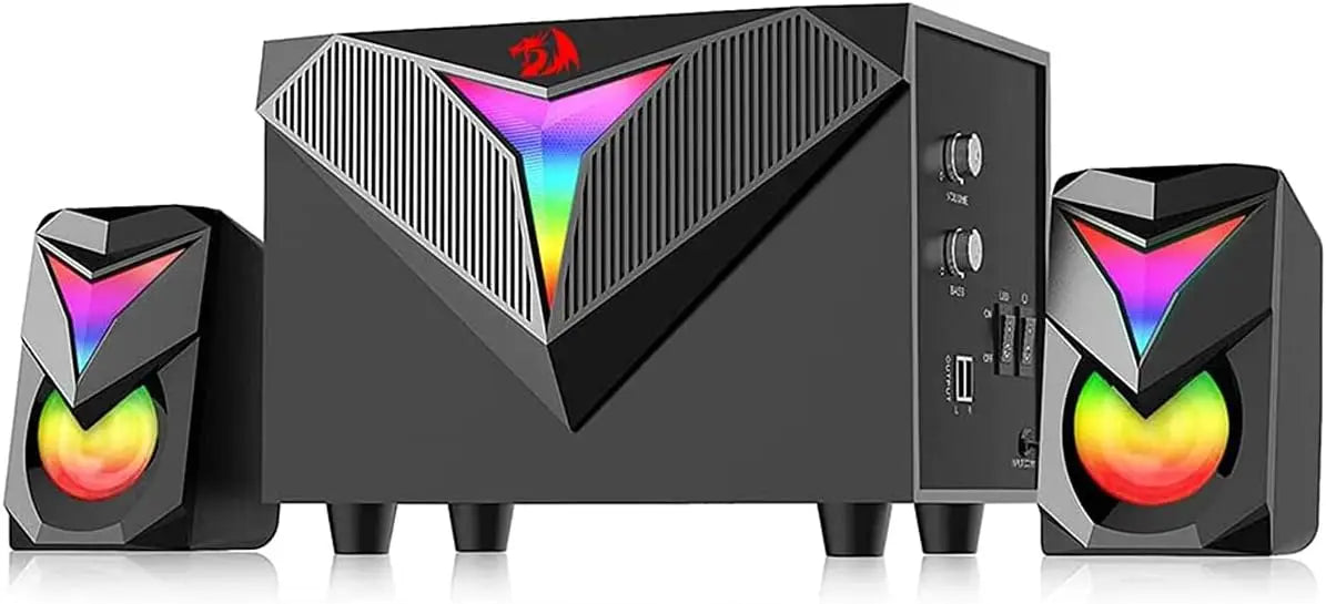 RGB 2.1 Gaming Speaker System | Toccata Subwoofer Sound - Aruen Store