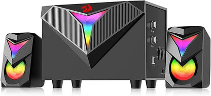 RGB 2.1 Gaming Speaker System | Toccata Subwoofer Sound - Aruen Store