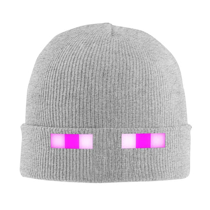 Pixel Gaming Beanie Hat - Purple Eyes Gamer Accessories