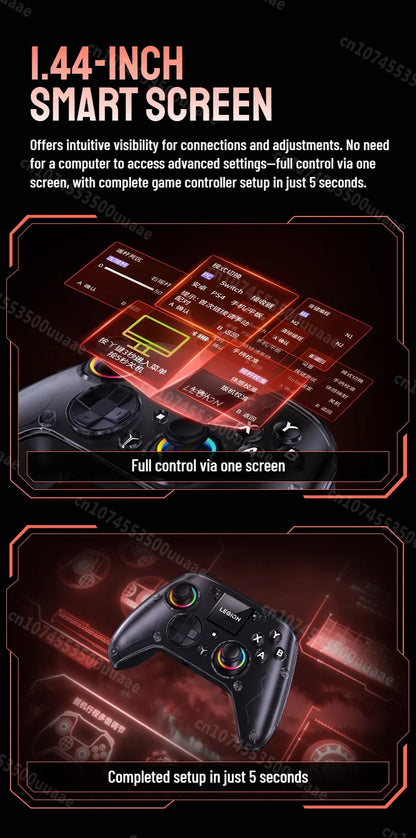 Wireless Gaming Controller with Smart Screen – Multi-Platform Gamepad for PC, Console & Mobile