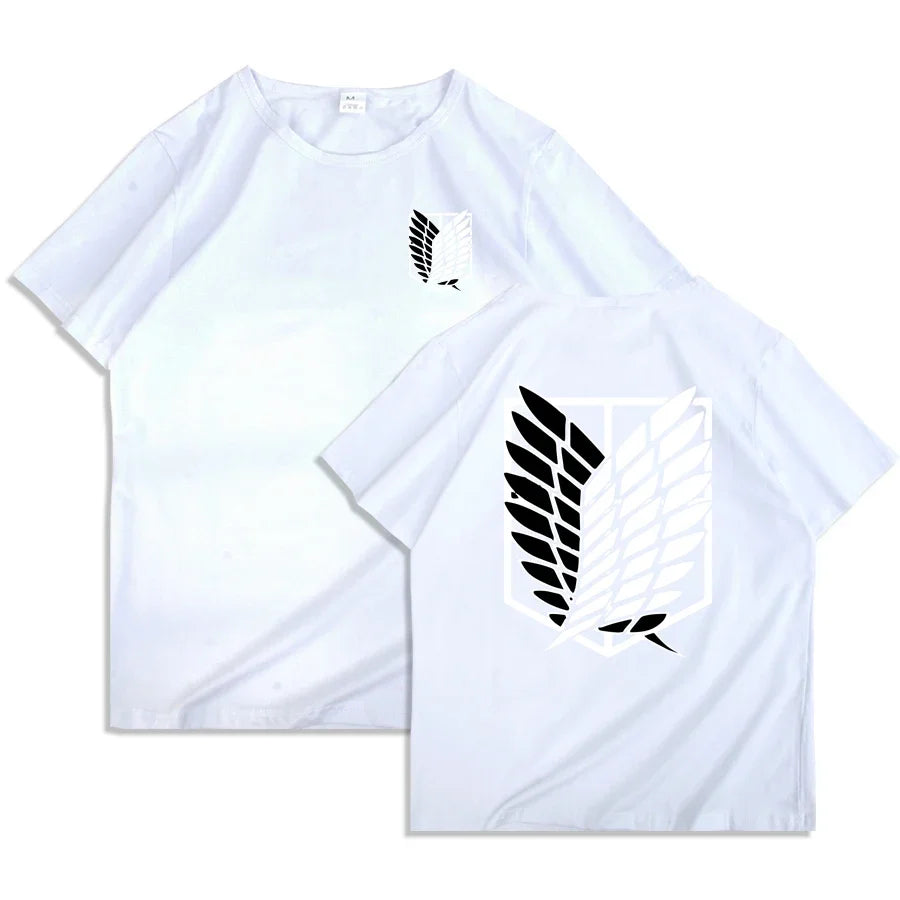 "Wings of Freedom" Minimalist Oversized T-shirt - Survey Corps Essential