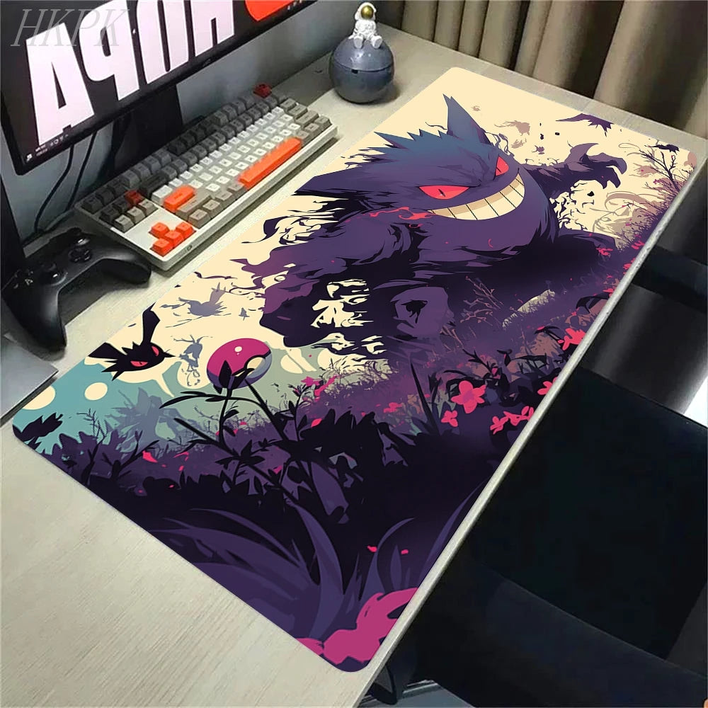 Purple XXL Gaming Mouse Pad | Dark Ghost & Shadow Style