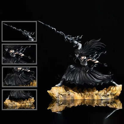 24cm lixívia kurosaki ichigo figura de ação saigo no getsuga tenshou modelo brinquedos coleção boneca shinigami mugetsu ichigo estátua