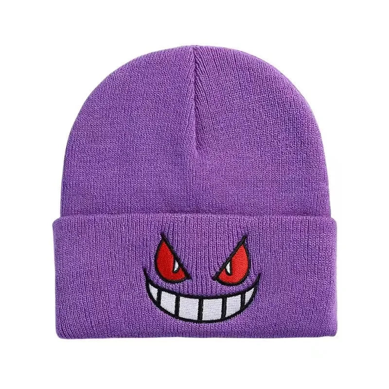 Unisex Anime Embroidered Beanie – Warm, Stylish & Winter-Ready