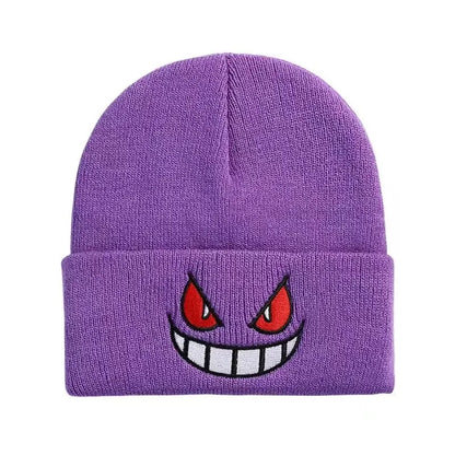 Unisex Anime Embroidered Beanie – Warm, Stylish & Winter-Ready