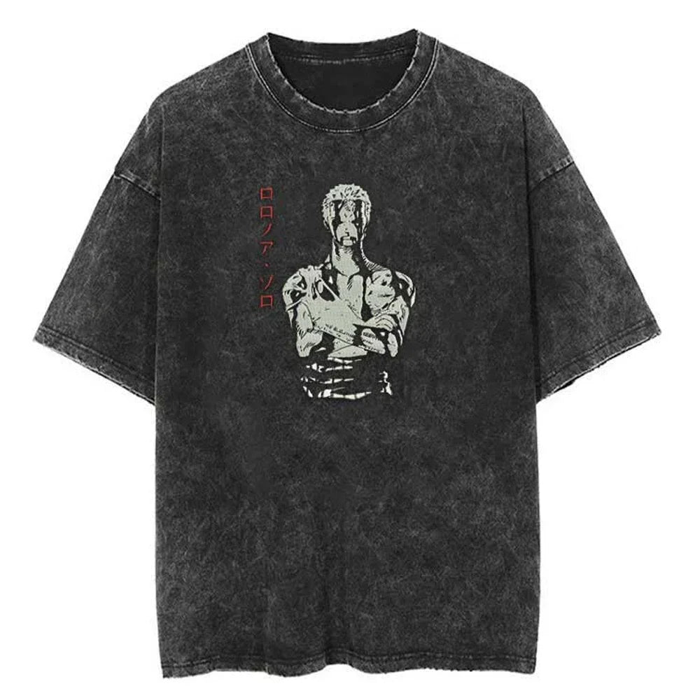 Washed Adventure Crew Oversized Tee - Bounty Poster Streetwear